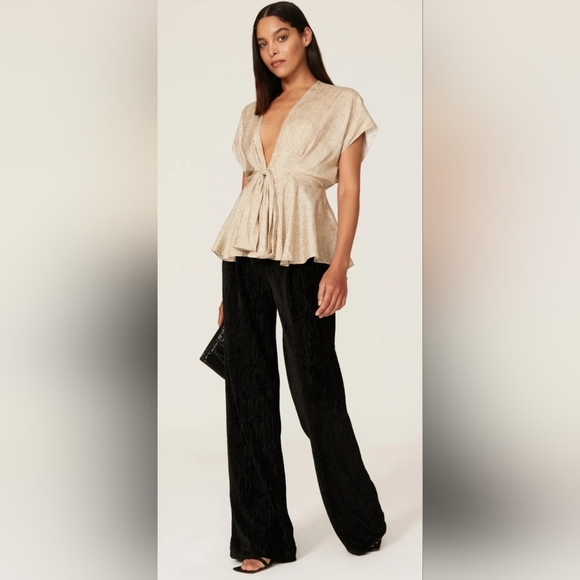 Sachin + Babi Graham Polka Dot Blouse Size Large - Picture 6 of 6